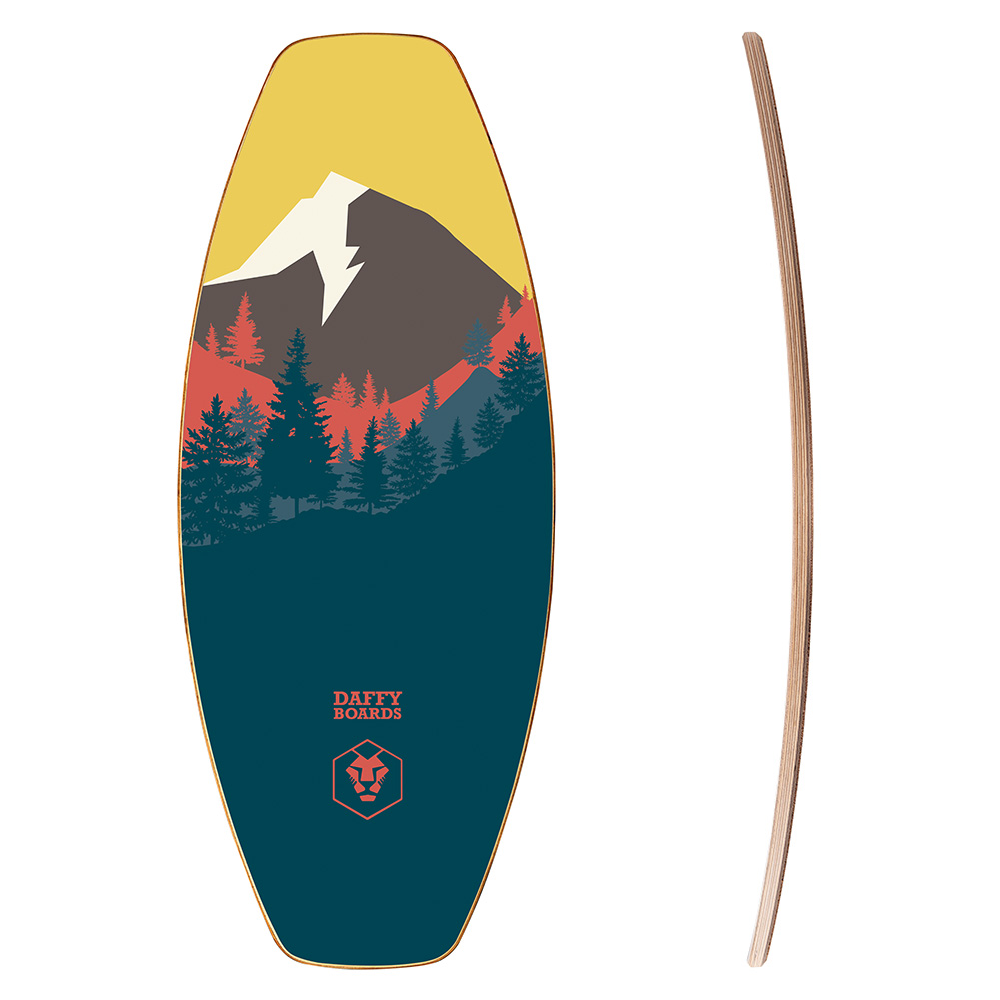 DAFFY BOARDS BALANCE BOARDS RADIAL SHAPE