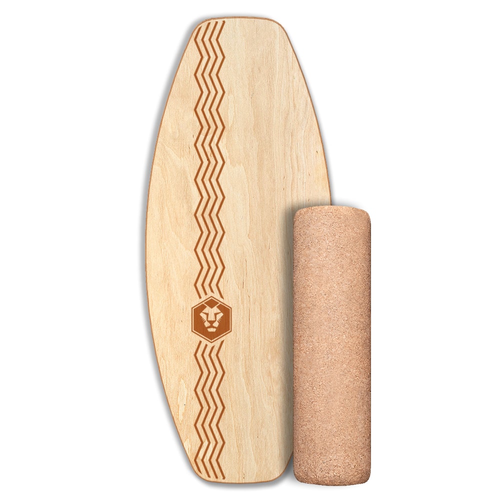 DAFFY Boards Allrounder Balance Board mit Rolle im Tape Design