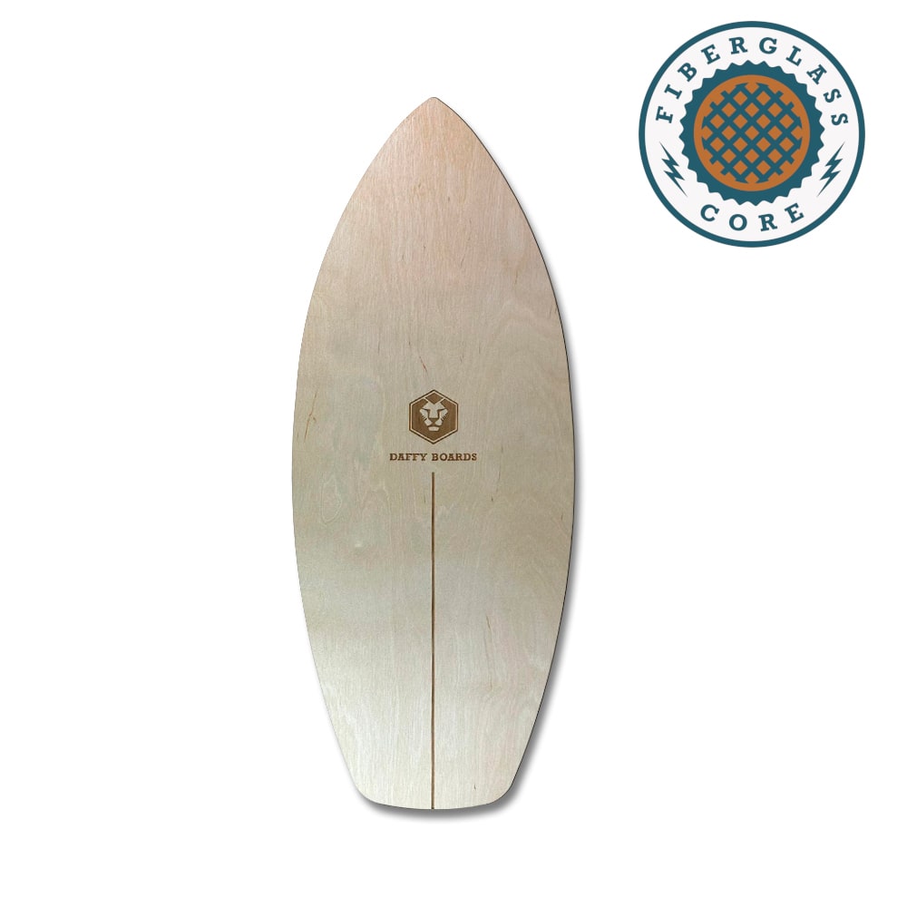 Leichtes SurfStyle Balance Board mit Fiberglas-Kern, leicht gebogen und flexibel 