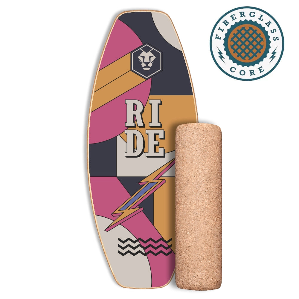 Daffy Boards Allrounder Balance Board Set mit Korkrolle Daffy Boards Allrounder Balance Board Set mit Korkrolle