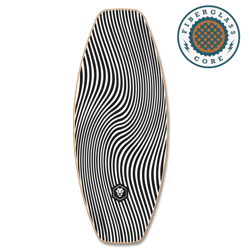 Leichtes Trick-Balance Board mit Fiberglas-Kern, leicht gebogen und flexibel im Optical Design