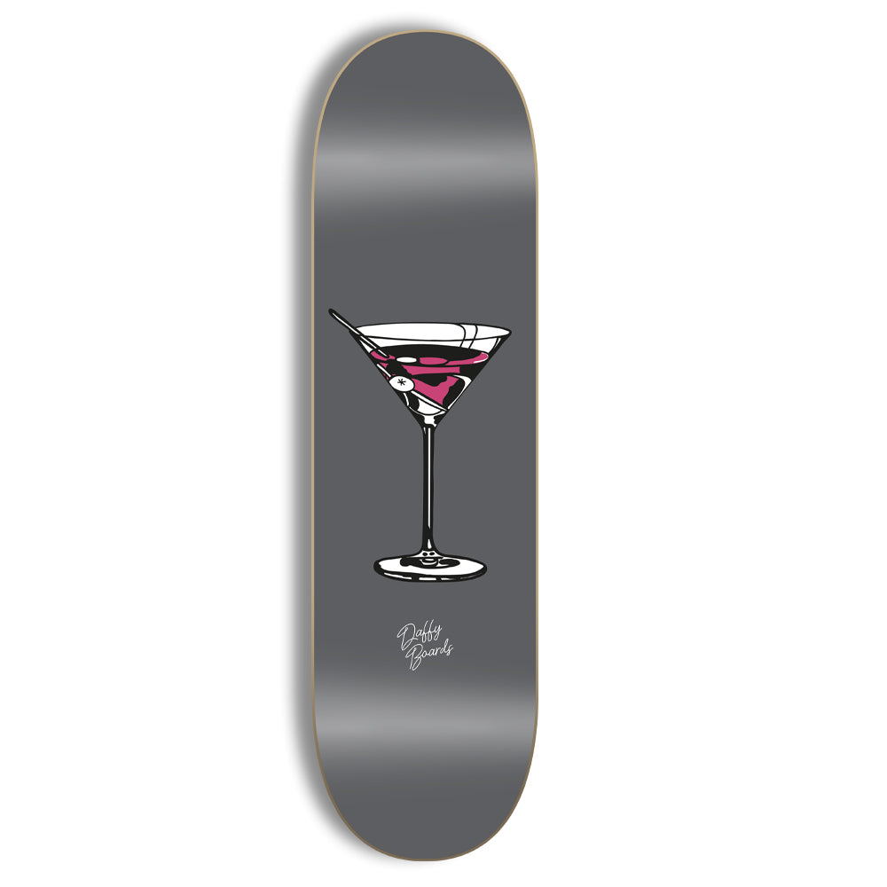 Balance Board Skate Deck mit Cocktailglas 