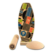 Super-Bundle: Balance Board + Rolle + Kork-Halbkugel + Ständer, Design Shapes