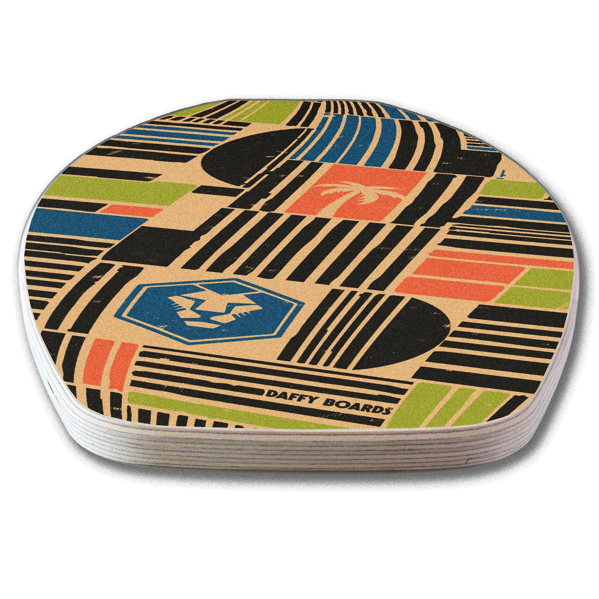 Super-Bundle: Balance Board + Rolle + Kork-Halbkugel + Ständer, Design Shapes