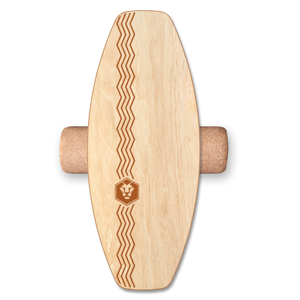 DAFFY Boards Allrounder Balance Board mit Rolle im Tape Design 