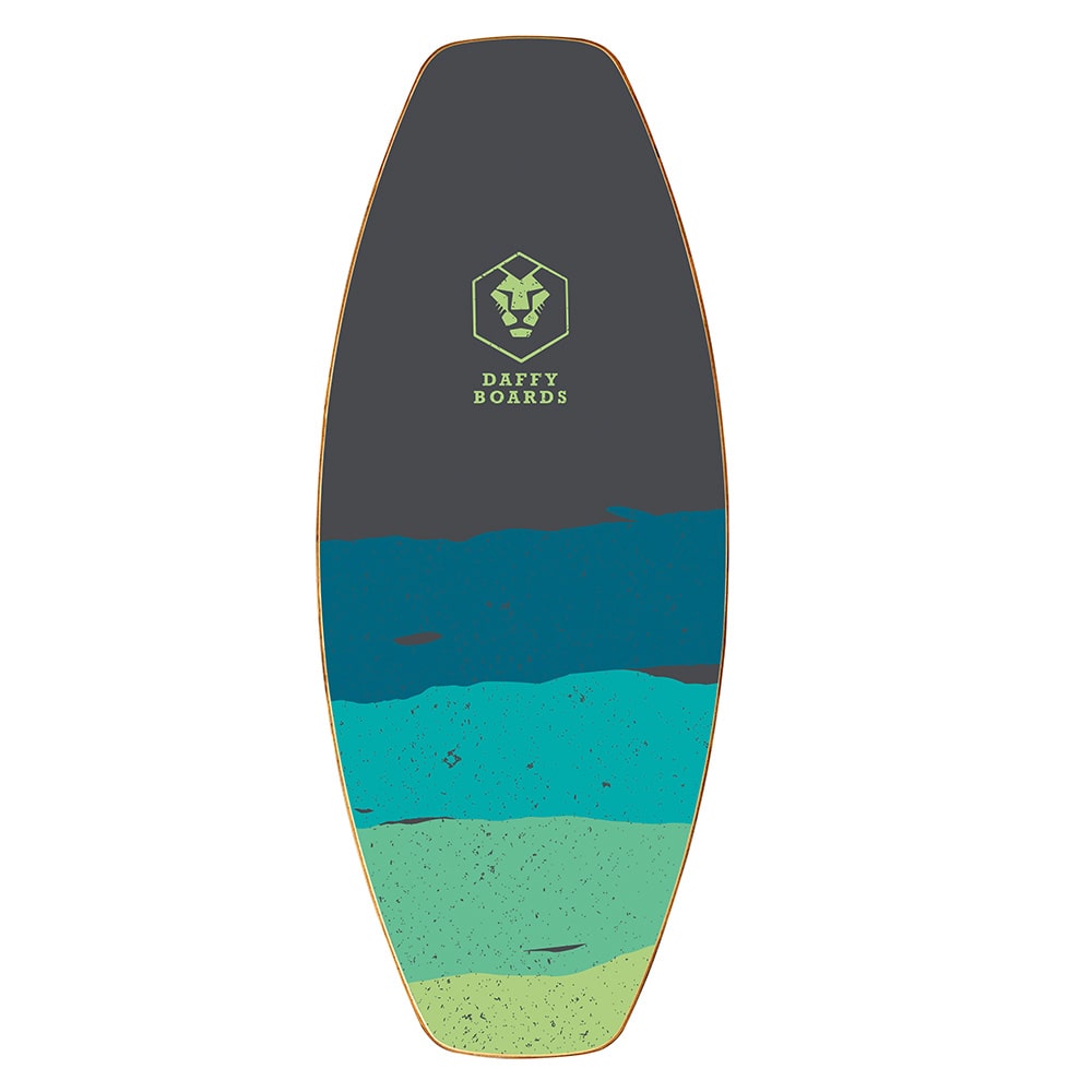 DAFFY Boards Allrounder Balance Board im Stripe Black Design 