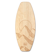 DAFFY Boards Allrounder Balance Board mit Rolle im Sundowner Design