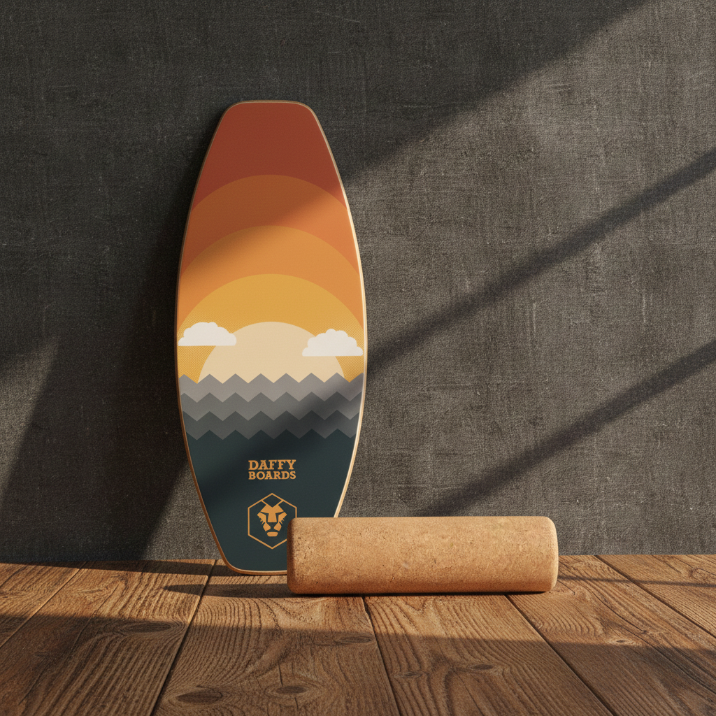 All-rounder balance board - design: Sunrise