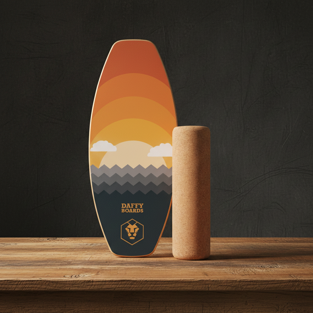 All-rounder balance board - design: Sunrise