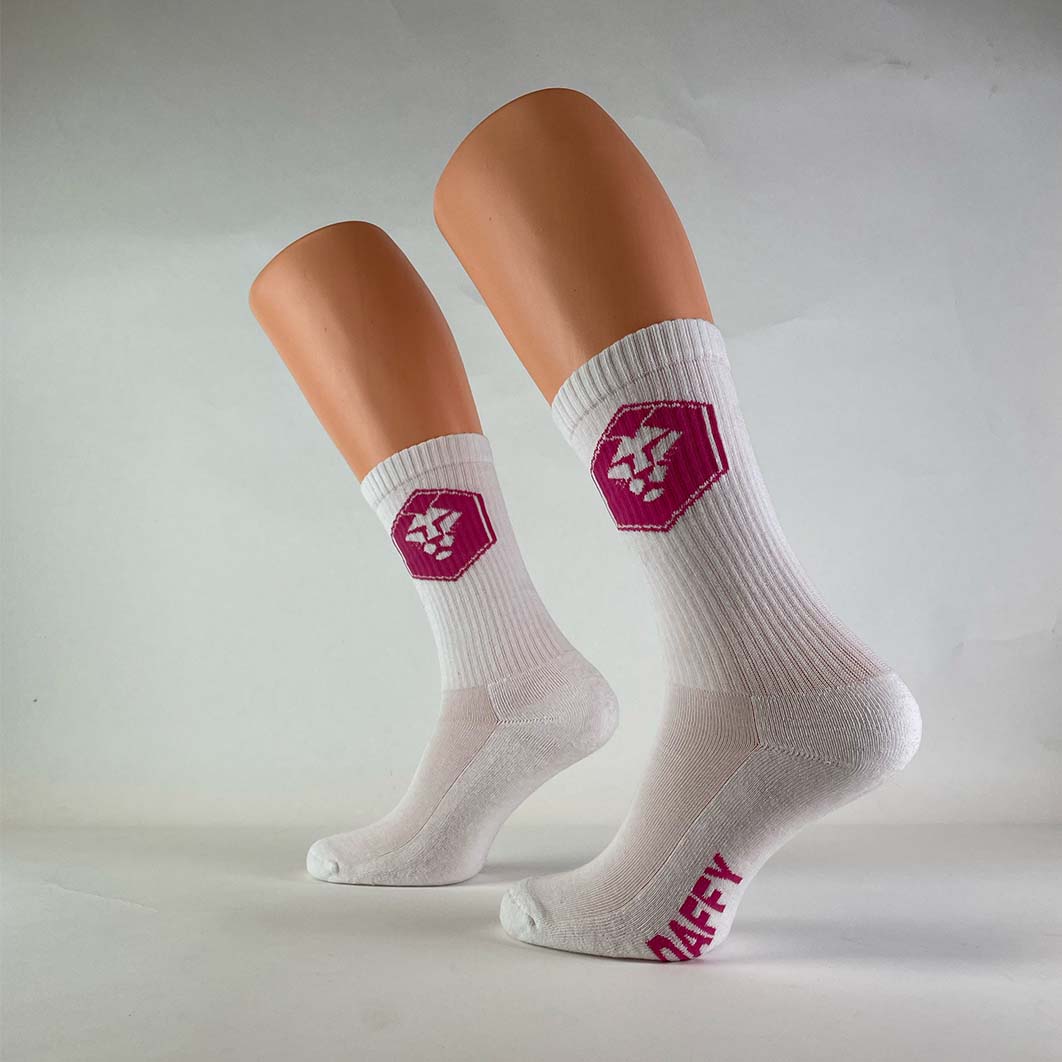 SOCKEN - LION - WEIß -  Wackelbrett für Fitness: Dieses Wackelbrett ist ideal für Fitnessbegeisterte, die ihre Stabilität und Kernkraft verbessern wollen. 