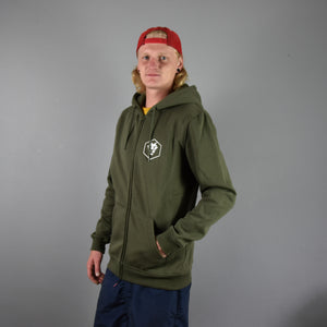 ZIP HOODIE - ROAR - OLIVE GREEN - Sportartikel Wackelbrett für Fitness: Dieses Wackelbrett ist ideal für Fitnessbegeisterte, die ihre Stabilität und Kernkraft verbessern wollen. 
